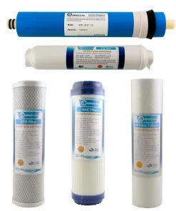 Alternative view of Aquafine 5 stage Reverse Osmosis Drinking Water Filtration System 75GPD