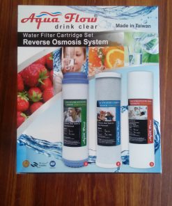 Aqua Flow Water Filter Cartridge Set (PPF + CTO + GAC) 3 in 1 Bundle