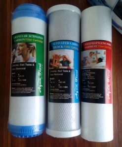 Aqua Flow Water Filter Cartridge Set (PPF + CTO + GAC) 3 in 1 Bundle - Image 2