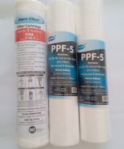 Pack of 1 AquaClear Fine F10-1 +  2 PPF-5 Filters Cartridges 10″ PPY+PP - Image 3