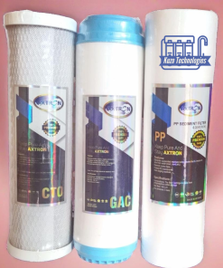 Axtron Water Filter Cartridge 3 in 1 (Vietnam) PP Sediment, OCB-GAC & CTO-GAC