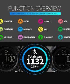 SKMEI 1385 SPORTS WATER RESISTANT SMART WATCH (Color Khaki) - Image 2