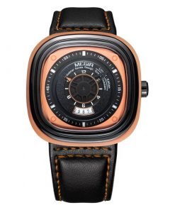 MEGIR MONTRE SPORT WATCH FOR MEN - Black Orange