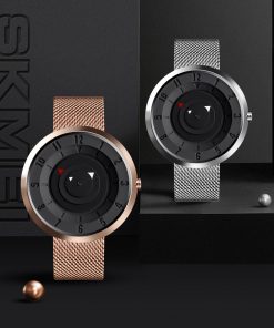 Skmei 9174 Fashion Men's Quartz Watch Luxury Stainless Steel Men Wristwatch Quartz Wristwatches 3Bar Waterproof Bracelet For Mens Relogio Masculino - Image 5