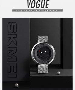 Skmei 9174 Fashion Men's Quartz Watch Luxury Stainless Steel Men Wristwatch Quartz Wristwatches 3Bar Waterproof Bracelet For Mens Relogio Masculino - Image 2
