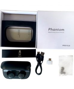 Phantom IP010 Plus Earbuds - TWS Bluetooth 5.0 True Wireless Earbuds Mini Bluetooth Earphone Stereo Headphones with 2600mAh Wireless Charging Case 130-Hour Playtime,IPX5 Water-Resistant, Deep Bass, Stereo Calls, AAC (Black) - Image 5