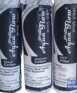 AquaFlow Premium Quality Water Filter Cartridge Set PP Sediment, UDF-GAC & CTO